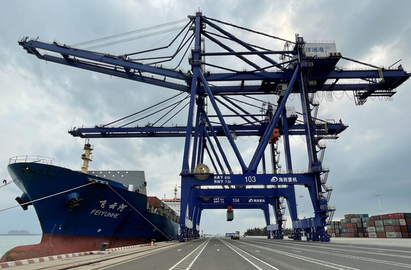 今年前4月儋州洋浦货物贸易进出口340.9亿元